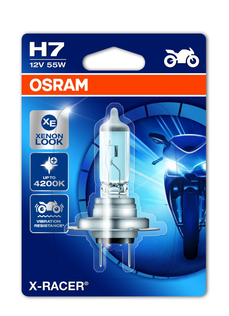 Osram Night Breaker 200 12V - up to 200% more light - up to 20% whiter  light (3550-3900K) - MK LED