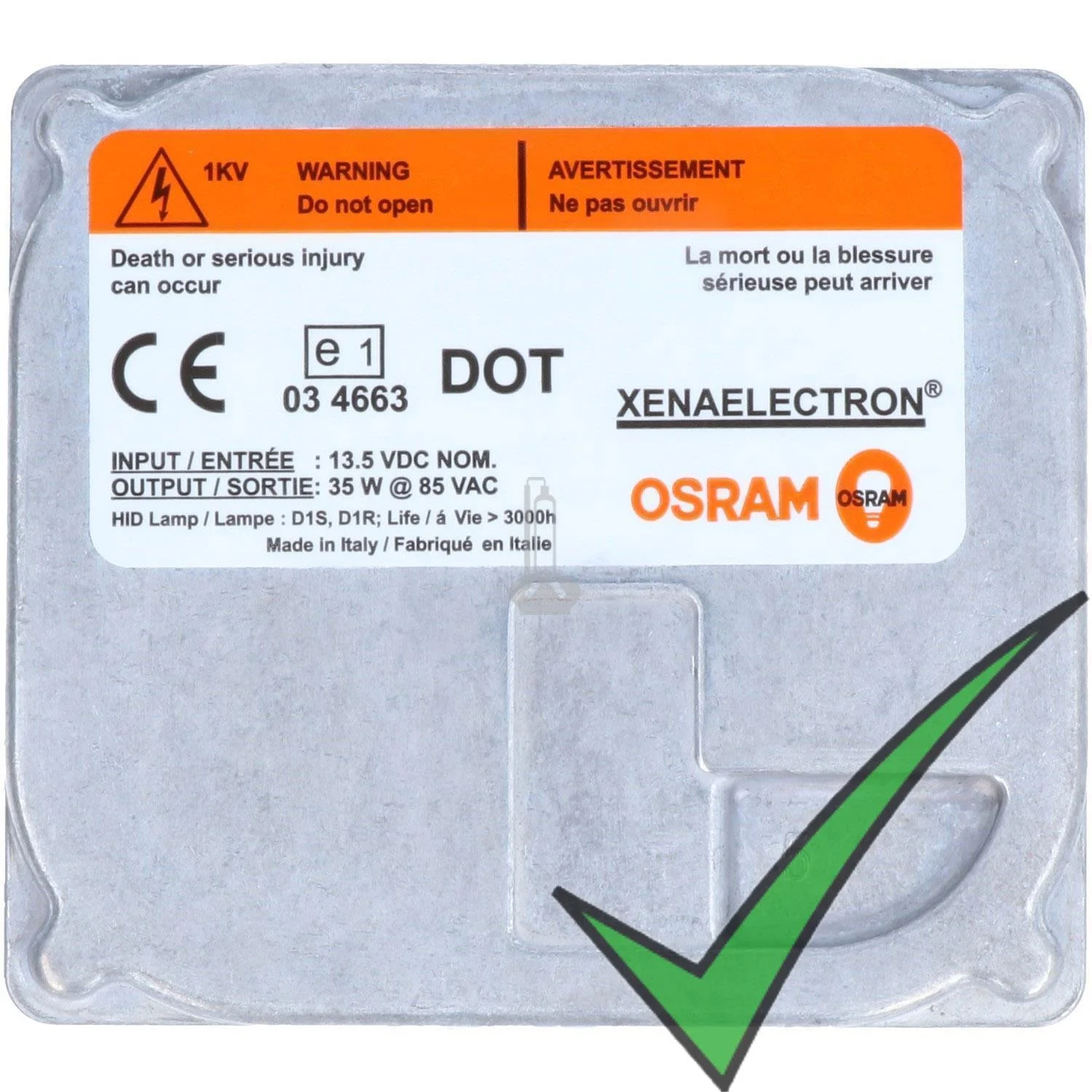 Osram D3S XENAELECTRON 35 XT6 D3 12V 5