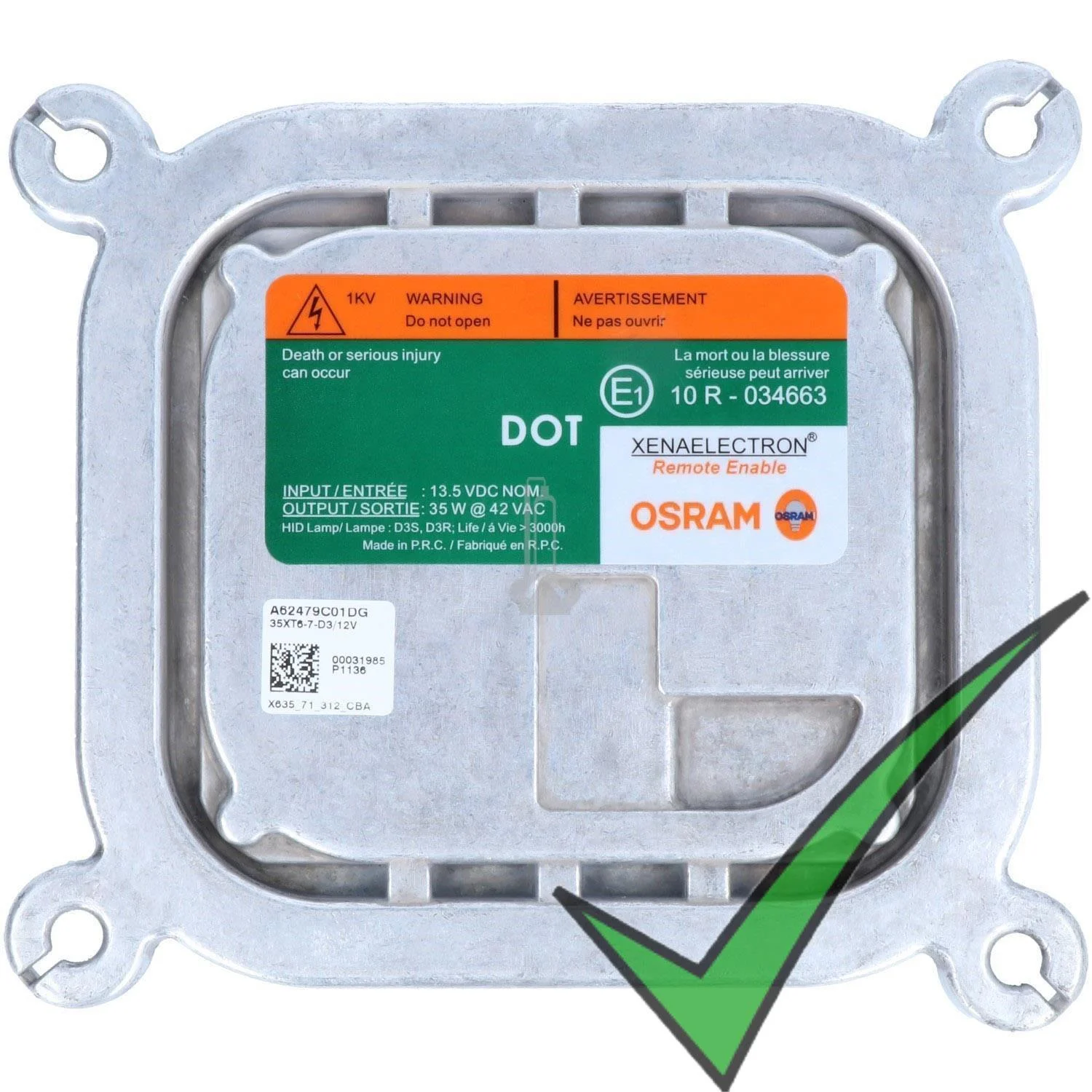 Osram D3S XENAELECTRON 35 XT6 D3 12V 6