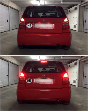 Citroen C2 VTR Osram Premium BAY15D LED stop tail lights