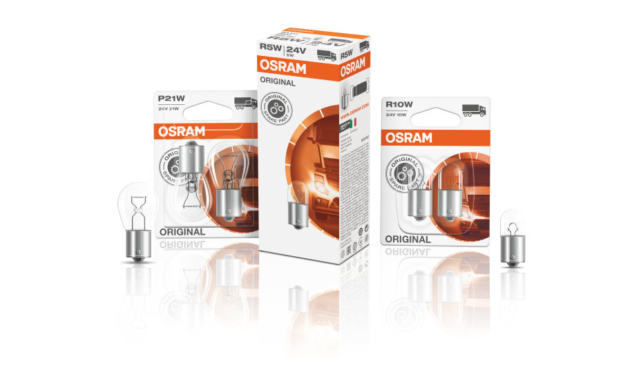 7511, Osram Automotive Bulb 24 VDC 21 W P21W