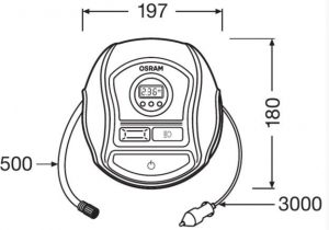 TYREinflate 450 dimension
