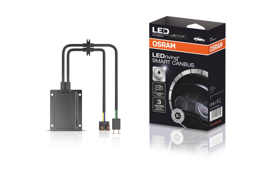 Osram LEDSC01 LEDriving SMART CANBUS & anti-flicker adapters for H7 LED  bulbs - MK LED