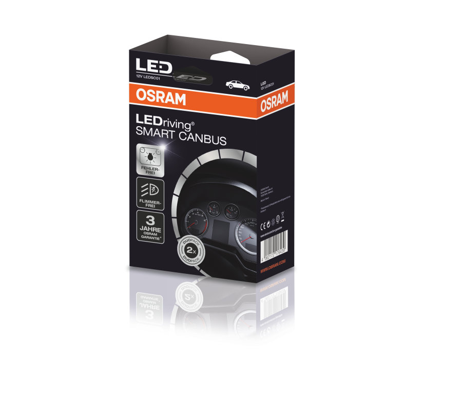 Osram LEDSC01 LEDriving SMART CANBUS & anti-flicker adapters for H7 LED  bulbs - MK LED