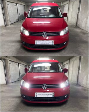 VW Caddy 3 FL1 Osram LEDriving SL P215W DRL collage
