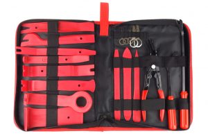 Clip Radio Upholstery Removal Tool Kit 16 pcs with bag 02419 1