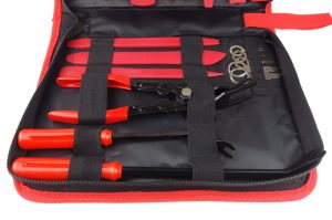 Clip Radio Upholstery Removal Tool Kit 16 pcs with bag 02419 2