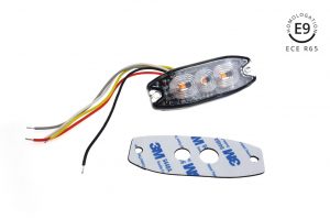 AMiO Slim Amber Grill Mount Flash Light 02297 3