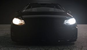 Light comparison Front Shot Non LED vs LEDriving XTR