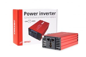 Power Inverter 24V 230V 300W 600W 2xUSB PI04 01471 5