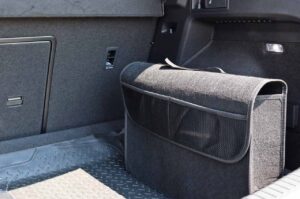 02577 3 big felt bag for car trunk storage organizer fb02