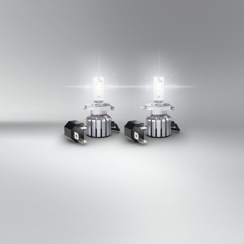 Osram Night Breaker LED H4 64193DWNB-2HFB - 100% legal - up to 230% more  light - 6000K - MK LED