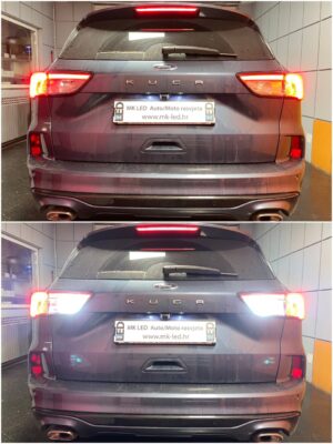 Ford Kuga 3 with AMiO W21W 3030 CANBUS LED reverse light collage