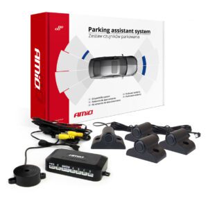 AMiO parking assistant system visible set black TRUCK 19mm AMIO-04073