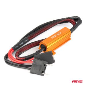 AMiO LED Canbus relay resistor 6Ω 50W H7 AMIO-04089 - Image 2