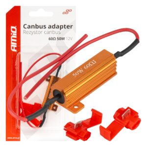 AMiO LED Canbus relay resistor 60Ω 50W AMIO-04098