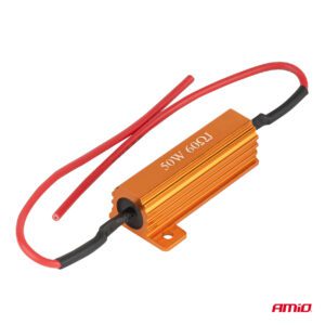 AMiO LED Canbus relay resistor 60Ω 50W AMIO-04098 - Image 2