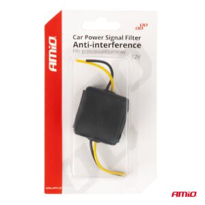 Car Power Signal Filter Anti-interference with glass fuse 12V AMIO-04099 - Image 5