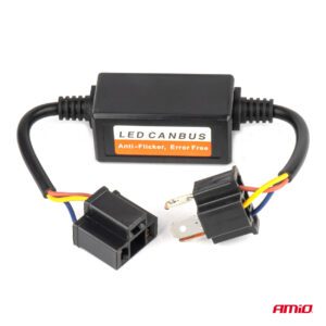 AMiO LED Canbus relay resistor & anti-flicker adapter 120Ω 3W H4 AMIO-04127 - Image 3