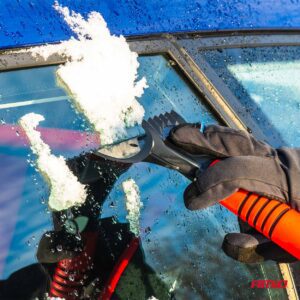 Snow brush with ice scarper 60 cm, AMiO - Image 3