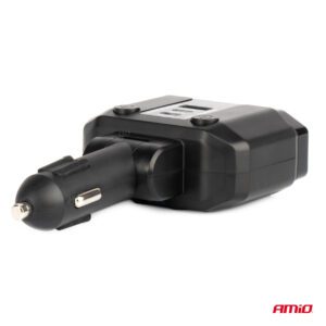Double Extension Socket PD30W PD20W QC3.0 12/24V max 200W AMIO-04174 - Image 3