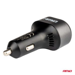 AMiO Quick Car Charger with Voltage LED Display 3.0 PD30W AMIO-04178 - Image 4