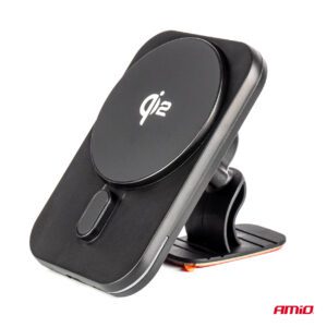 AMiO Fast Magnetic Wireless Window Dashboard Car Charger Qi2 15W AMIO-04181 - Image 13
