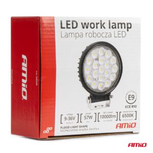 AMiO LED working lamp AWL65 57W 6500K 10000lm 9-36V AMIO-04206 - Image 7