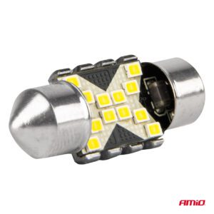 Baseus LED CANBUS bulbs 12SMD Festoon C5W 2016 31mm White 12/24V - Image 4