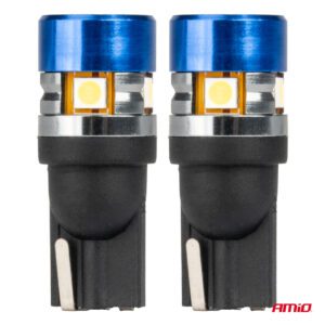 AMiO LED bulbs CANBUS T10 W5W 5SMD 3030 White 12/24V - Image 2