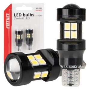 AMiO LED bulbs CANBUS T15 W16W 15SMD 2835 White 12/24V