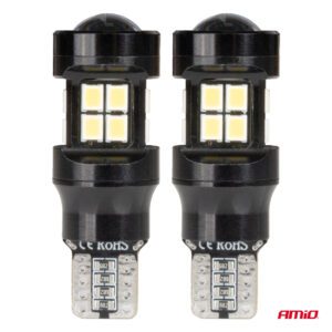 AMiO LED bulbs CANBUS T15 W16W 15SMD 2835 White 12/24V - Image 2