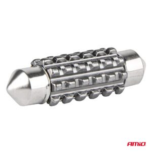 AMiO LED CANBUS bulbs 12SMD Festoon C5W 3838 36mm White 12/24V - Image 3