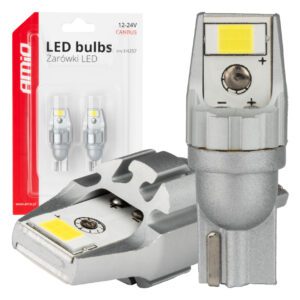 AMiO LED bulbs CANBUS T15 W16W 2SMD 3570 White 12/24V bulbs