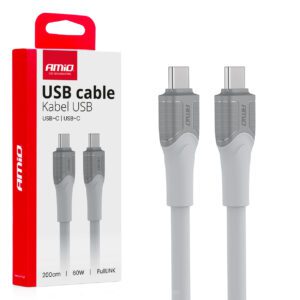 AMiO Cable USB-C TO TYPE-C 60W 200cm FullLINK model X111 AMIO-04292