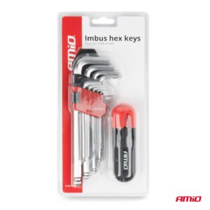 AMiO Imbus hex keys CRV 9pcs AMIO-04302 - Image 6