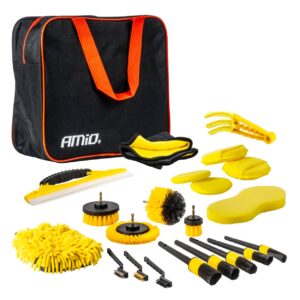 Car detailing and cleaning set, 22 pcs, AMIO-04329