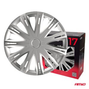 Car hubcaps 4pcs set Spark silver 17" COLOR BOX, Versaco - Image 3