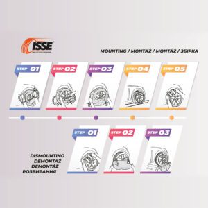 Textile snow chains, EN16662-1-2020, Önorm certificate 5121- 2021 Isse Super 74 2 pcs - Image 8