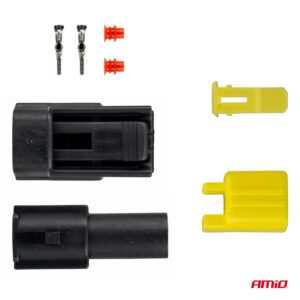 Connector plug and socket set 1 PIN 2.2mm AMIO-04345 - Image 3