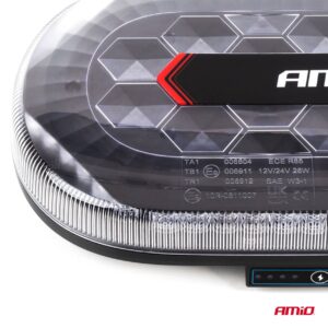 Wireless LED light bar R65 R10 326x186x63 26W 12/24V AMIO-04369 - Image 6