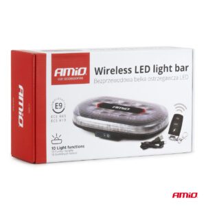 Wireless LED light bar R65 R10 326x186x63 26W 12/24V AMIO-04369 - Image 15