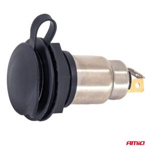 Power supply socket with flap 250W 12V 24V AMIO-04462 - Image 2