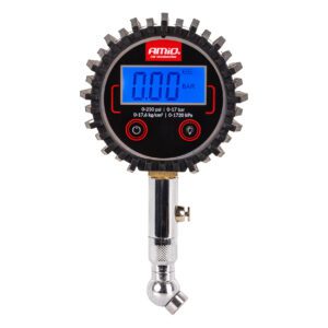 Digital Tire Pressure Gauge with Turning Head and Bleed Valve 17 bar AMIO-04464