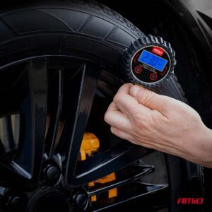 Digital Tire Pressure Gauge with Turning Head and Bleed Valve 17 bar AMIO-04464 - Image 2