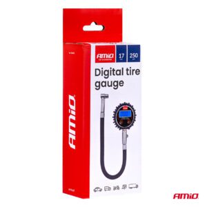 Digital Tire Pressure Gauge with Hose and Bleed Valve 17 bar AMIO-04465 - Image 10