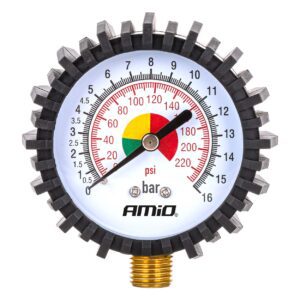 Mechanical Manometer Rubber 16 bar AMIO-04467