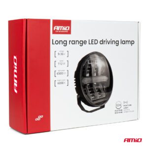 LED long-range headlamp with position light function 112W 12/24V AMIO-04534 - Image 9