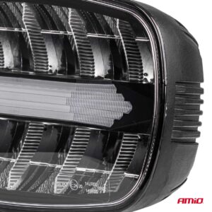 LED long-range headlamp with position light function 109W 12/24V AMIO-04535 - Image 2