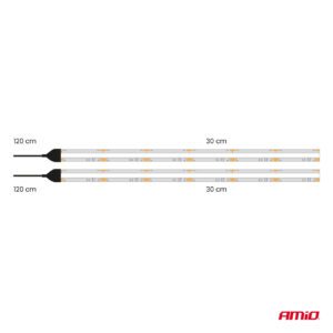 Flexible LED COB strips, white 2x30 cm 12 V AMIO-04569 - Image 6
